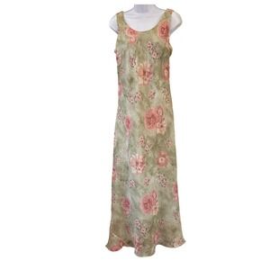 90s K & Company Maxi Dress Cottagecore Fairycore Romantic Ethereal Garden Party